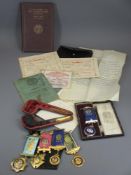 ROYAL ANTEDILUVIAN ORDER OF BUFFALOES medallions, ephemera ETC