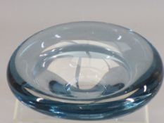 PER LUTKEN HOLMEGAARD (Danish 1956) ART GLASS BOWL, 18cms diameter