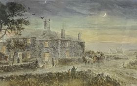 KEITH ANDREW limited edition (32/50) print - old coaching house scene, Anglesey, titled 'Gwyndy',