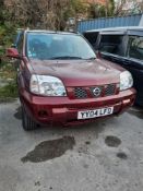 MOT FAILURE-NISSAN X TRAIL STATION WAGON, 2.0 16V SE 5 dr, registration number YY04 LFD, 1998cc,