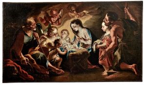 Anbetung des Jesuskindes durch die