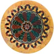 Pietra-Dura-Tischplatte Italien, wohl