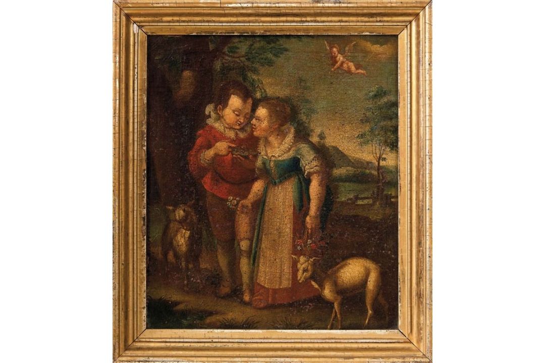 Pendants mit Jahreszeiten-Allegorien - Bild 2 aus 3