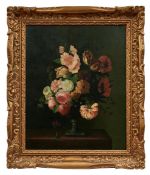 Stillleben mit Blumen in einer Pokalvase
