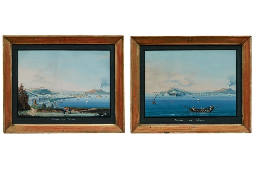 Zwei Ansichten auf die Bucht von Neapel - Bild 1 aus 3