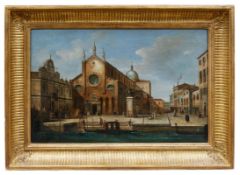 Campo santi Giovanni e Paolo mit dem Denkmal des Bartolomeo Colleoni in Venedig