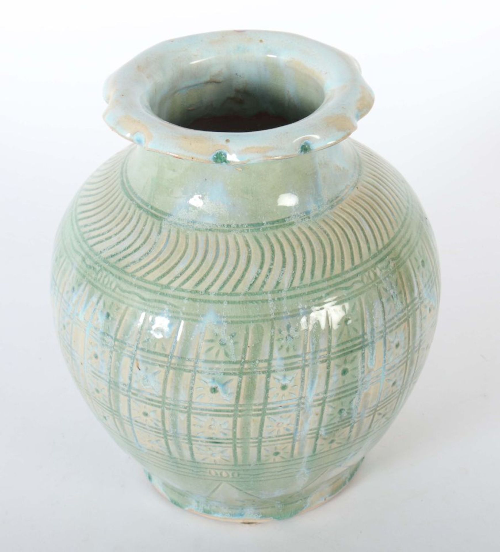 Keramikvase wohl China, 20. Jh., - Bild 2 aus 3