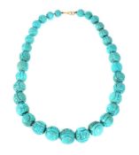 Türkis-Kette China, 20. Jh.,