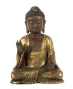 Buddhafigur China/Tibet, nztl.,
