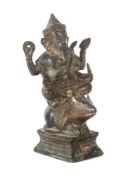 Ganesha auf Ratte wohl Kambodscha,