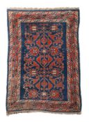 Teppich mit gitterartigem