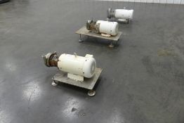 Lot of (3) Centrifugal Pumps with Baldor Motors
