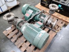 Lot of (2) Tri-Clover Centrifugal Pumps