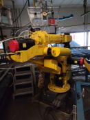 Fanuc S-420iF Robotic Arm with Teach Pendant and Controls and Guarding