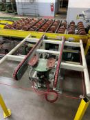 Roller Conveyor with Inspection Band Conveyor