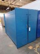Storage Cabinet with Contents