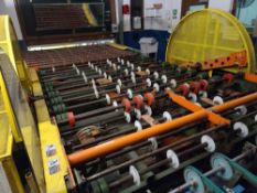 Powered Roller Conveyor with 90 Degree Transfer