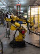 Fanuc 6-axis Robotic Arm with Teach Pendant and Controls