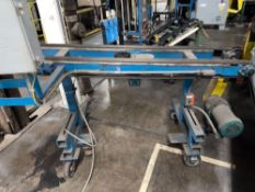 (2) Motorized Band Conveyors