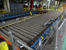 7’ Wide x 40’ Long Roller Conveyor