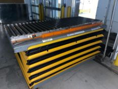Pallet Lift with Roller Conveyor