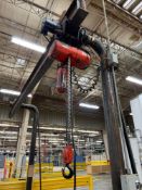 CM Lodestar 1 Ton Hoist and Supports