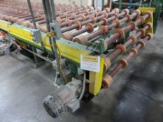 Powered Roller Conveyor with Walkthrough Gate