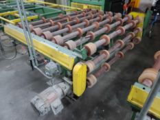 Powered Roller Conveyor with Walkthrough Gate 84