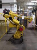 Fanuc S-420F Robotic Arm with Teach Pendant and Controls