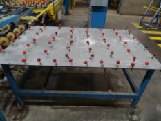 Roller conveyor table