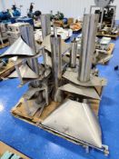 Lot of Stainless Steel Vertical Form Fill and Seal Formers