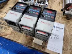 (3) Allen-Bradley PowerFlex4 AC Motor Drives