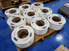 (9) Rolls of EAM Mosca Case Strapper Banding