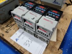(3) Allen-Bradley PowerFlex4 Drives