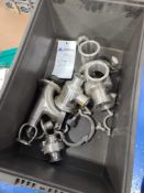 Box of Miscellaneous Stainless Steel Pipe Fittings