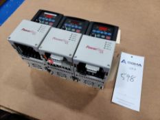 (3) Allen-Bradley PowerFlex40 AC Motor Drives