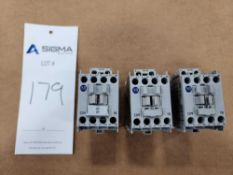 (3) Allen-Bradley 100-C09Z*10 Contactors