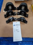 (6) Hub City Pillow Block Bearings