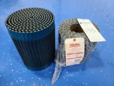 (2) Sections of Plastic Mat-Top Conveyor Belt