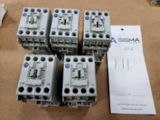 (5) Allen-Bradley 100-C09Z*10 Series A Contactors