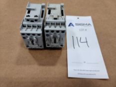 (2) Allen-Bradley 100-C16Z*10 Series A Contactors