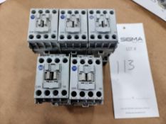 (5) Allen-Bradley 100-C09Z*10 Series A Contactors