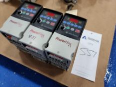 (3) Allen-Bradley PowerFlex4 AC Motor Drives