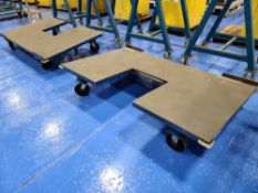 (2) Heavy Duty Steel Carts