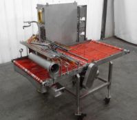 Sauce Topping Applicator with Conveyor