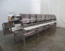 Marel 16 Station G 450/650 Processing Conveyor