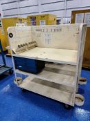Work Cart with Built-in Tool Box