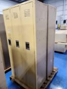 (6) Medart Single Tier Lockers