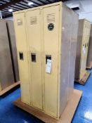 (6) Medart Single Tier Lockers