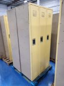 (6) Medart Single Tier Lockers